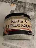 Mängden socker i Rillettes de dinde rouge