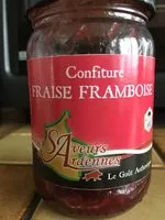 Mängden socker i Confiture Fraise Framboise