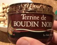 Mängden socker i Terrine de boudin noir