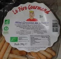 Mängden socker i Mini gressins au sésame