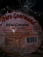 Mängden socker i Mini gressins au sésame