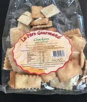 Mängden socker i Le Père Gourmand crackers aux olives sachet de