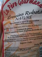 Mängden socker i Gressins rubatà nature