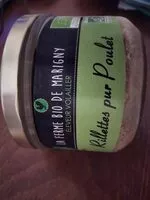 Mängden socker i Rillettes pur Poulet