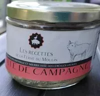 Mängden socker i Pâté de campagne