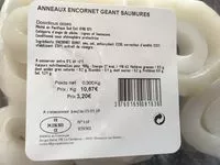 Mängden socker i Anneau Encornet Géant Saumurés