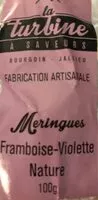 Mängden socker i Meringue framboise-violette Nature