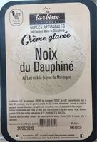 Mängden socker i Crème glacée Noix du Dauphiné