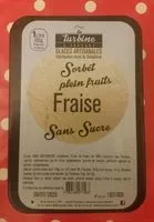 Mängden socker i Sorbet plein fruits Fraise Sans sucre