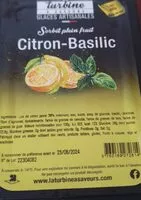 Mängden socker i sorbet citron basilic