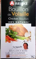 Mängden socker i Bouillon de volaille à boire et à cuisiner 100% naturel
