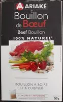 Mängden socker i Bouillon de Bœuf à infuser