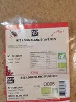 Mängden socker i Riz long blanc étuve bio