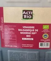 Mängden socker i Vinaigre balsamique de modene