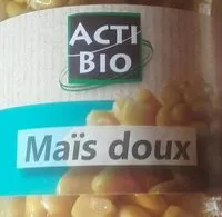 Mängden socker i Maïs doux