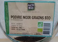 Mängden socker i Poivre noir grains bio