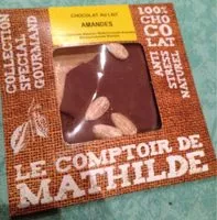 Mängden socker i Chocolat au lait au amande