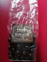 Mängden socker i Grains de café enrobé de chocolat noir