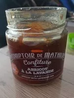 Mängden socker i Confiture abricot à la lavande
