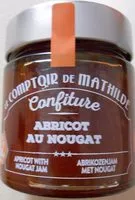 Mängden socker i Confiture abricot au nougat