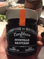 Mängden socker i Confiture Myrtille sauvage