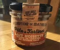 Mängden socker i Pâte à tartiner lait éclats de caramel