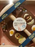 Mängden socker i Oeuf à casser Lait