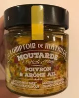 Mängden socker i Moutarde a l'huile d'olive poivron et arôme ail