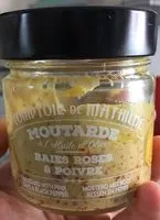 Mängden socker i Moutarde a l'huile d'olives baies roses et poivre