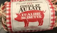 Mängden socker i Saucisson Chocolat au lait praliné noisette
