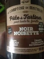 Mängden socker i Pâte à Tartiner Noir Noisettes