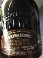 Mängden socker i Vinaigre balsamique de modene