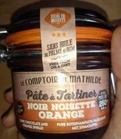 Mängden socker i Pâte à Tartiner - Noir Noisette Orange