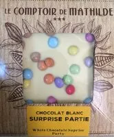 Mängden socker i Chocolat blanc surprise partie