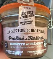 Mängden socker i Praliné à tartiner noisettes du Piémont
