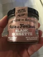 Mängden socker i Pate a tartiner blanc noisette