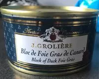 Mängden socker i Bloc de foi gras de canard