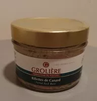 Mängden socker i Rillettes de Canard