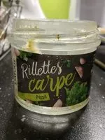 Mängden socker i Rillettes carpe