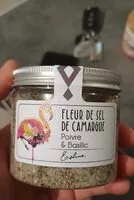 Mängden socker i Fleur de sel de Camargue poivre et basilic