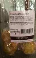 Mängden socker i Fondants Amande