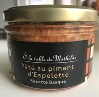 Mängden socker i Pâté Au Piment D'espelette - Recette Basque 180G