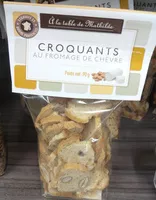 Mängden socker i Croquants au fromage de chèvre