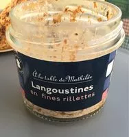 Mängden socker i Langoustines en fines rillettes