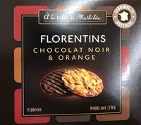 Mängden socker i Florentins Chocolat Noir & Orange