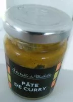 Mängden socker i Pâte de curry