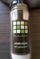 Mängden socker i Agar agar en poudre