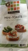 Mängden socker i Mini -toasts