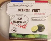 Mängden socker i Sorbet citron vert