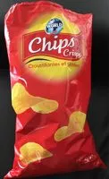 Mängden socker i Chips Potato Crisps